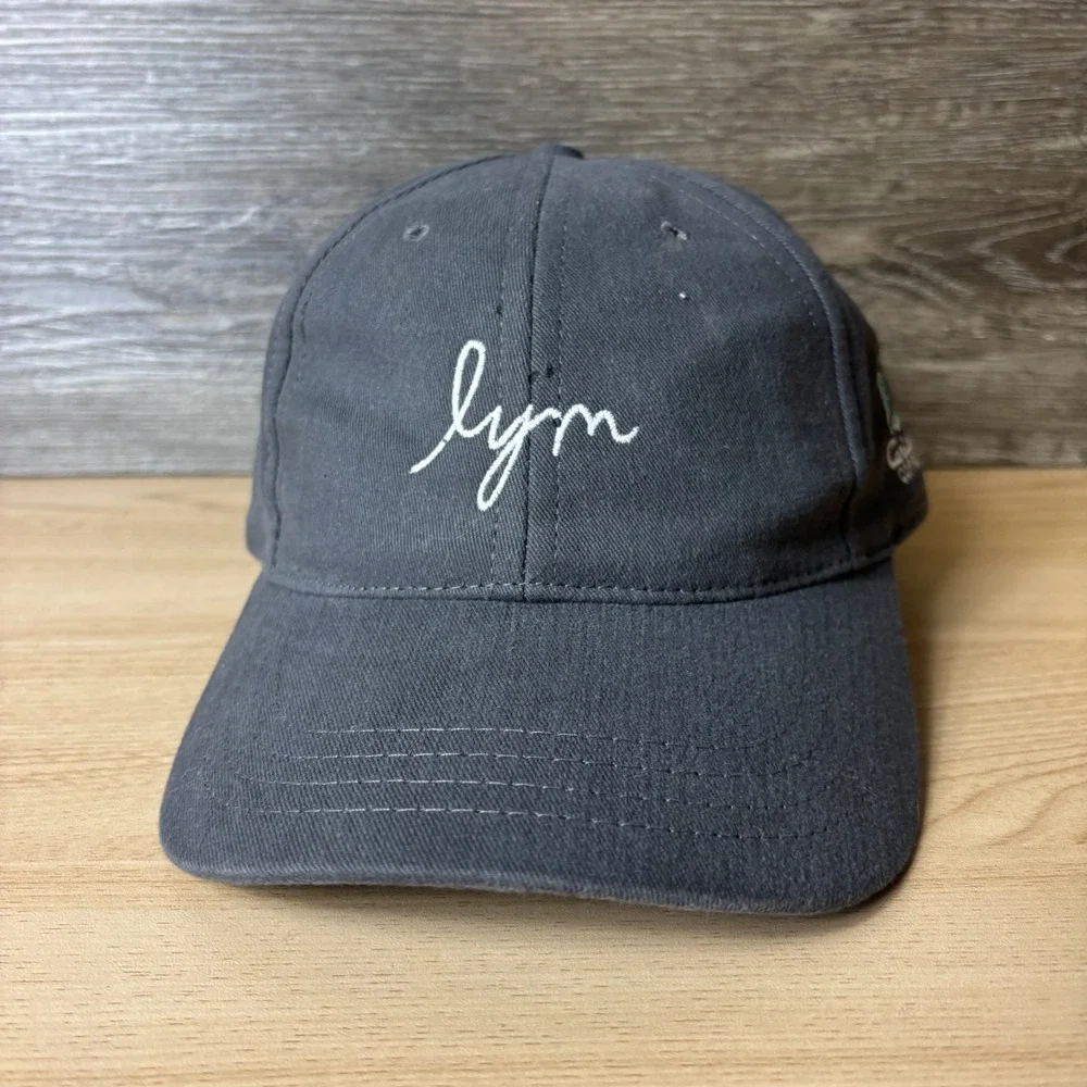 Caribou Coffee Hat Strap Back Gray Love Your Melon One Size Adjustable